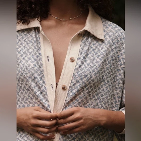 Anthropologie Waffle Cocoon Romper, Size XL - Picture 3 of 12